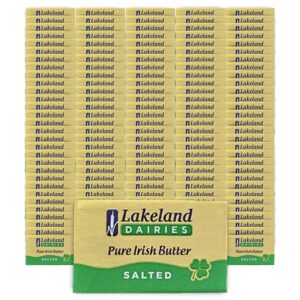 150 x Lakeland Irish Butter Individual Foil Wrapped Portions