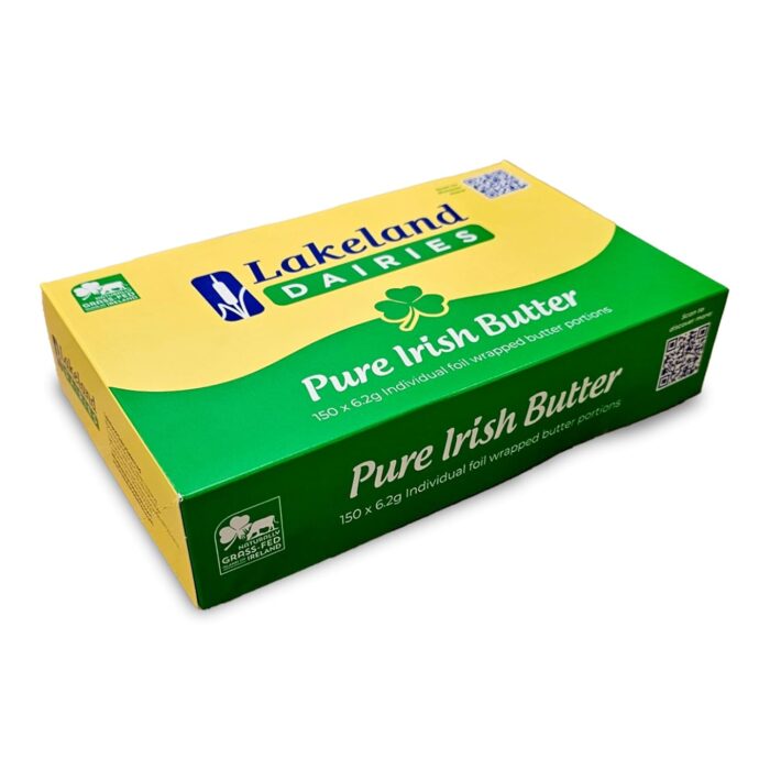 150 x Lakeland Irish Butter Individual Foil Wrapped Portions 150 x Lakeland Irish Butter Individual Foil Wrapped Portions