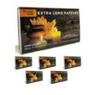 5 Boxes of Bryant & May Extra Long Matches + ABL Supplies Matchbox