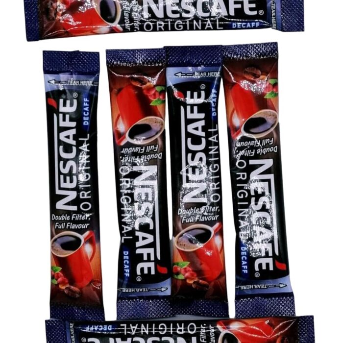 50 x 2g NESCAFE Original DECAFF Instant Coffee Sticks Decaffeinated Sachets Packs