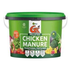 6X Natural Pelleted Chicken Fertiliser