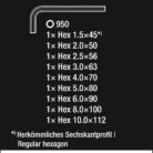 950/9 Hex-Plus 5