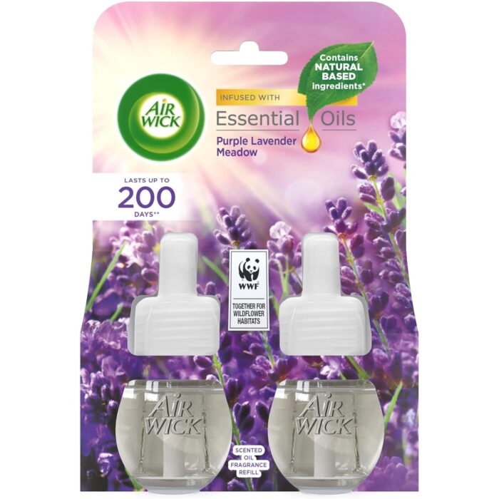 air-wick-plug-in-diffuser-twin-refill-purple-lavender-meadow-pack-2-x-19ml-.jpg Air Wick Plug in Diffuser Twin Refill
