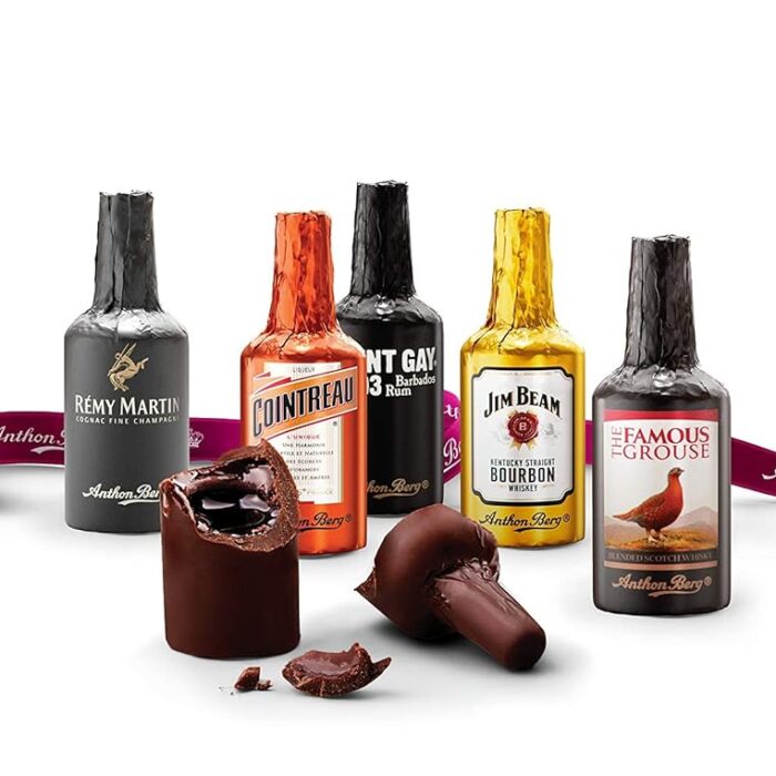 Anthon Berg - Chocolate Liqueurs - Famous Liqueur Brands - 64 bottles 1000g - With a Delicious Liquid Filling Anthon Berg - Chocolate Liqueurs - Famous Liqueur Brands - 64 bottles 1000g - With a Delicious Liquid Filling