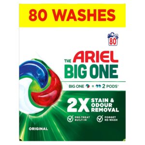 Ariel Laundry pods The BIG ONE 80 Pods by Shop4Less NEW