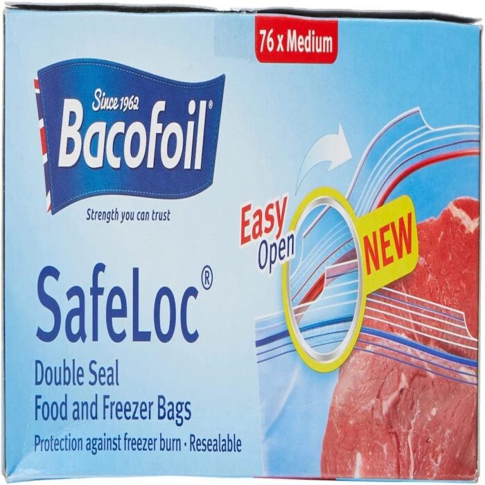 bacofoil-safeloc-food-and-freezer-medium-bags-76-bags.jpg BacoFoil Safeloc Food and Freezer Medium Bags