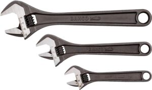 Bahco BHADJUST 3 ADJ3 Set of 3 Adjustable Wrenches (8070/8071 / 8072)