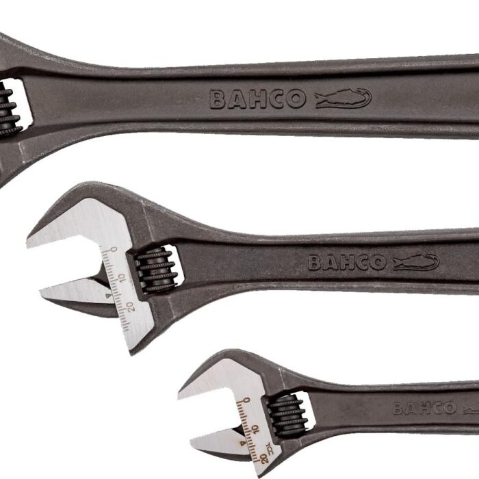 Version 1.0.0 Bahco BHADJUST 3 ADJ3 Set of 3 Adjustable Wrenches (8070/8071 / 8072)