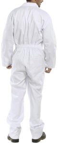 Beeswift CDBSW52 CLICK COTTON DRILL BOILERSUIT WHITE 52