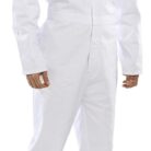 Beeswift CDBSW52 CLICK COTTON DRILL BOILERSUIT WHITE 52