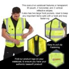 Beeswift Hi-Vis Executive Vest
