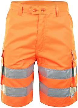 BEESWIFT HI-VIS Rail SPEC Shorts Orange 36 BEESWIFT HI-VIS Rail SPEC Shorts Orange 36