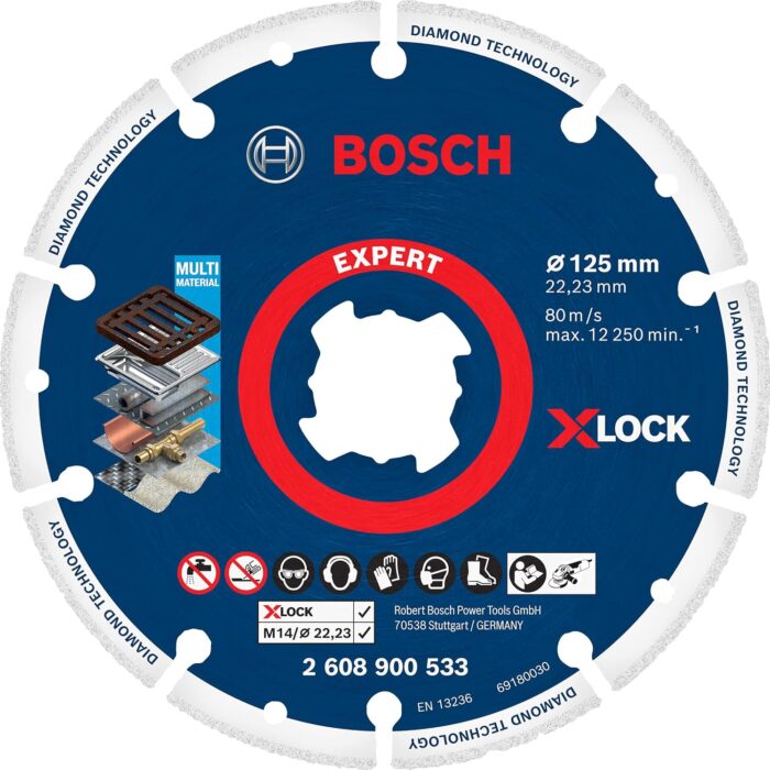 bosch-professional-1x-expert-diamond-metal-wheel-x-lock-cutting-disc-for.jpg Bosch Professional 1x Expert Diamond Metal Wheel X-LOCK Cutting Disc (for Cast iron