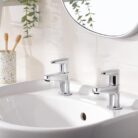 Bristan QST 1/2 C Chrome Plated Quest Basin Taps