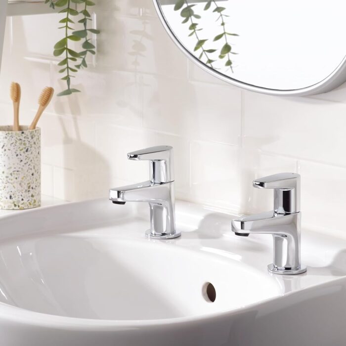 Bristan QST 1/2 C Chrome Plated Quest Basin Taps Bristan QST 1/2 C Chrome Plated Quest Basin Taps