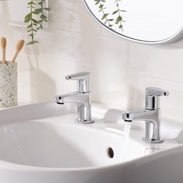 Bristan QST 1/2 C Chrome Plated Quest Basin Taps Bristan QST 1/2 C Chrome Plated Quest Basin Taps