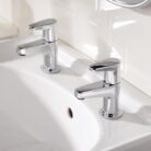 Bristan QST 1/2 C Chrome Plated Quest Basin Taps