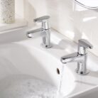 Bristan QST 1/2 C Chrome Plated Quest Basin Taps