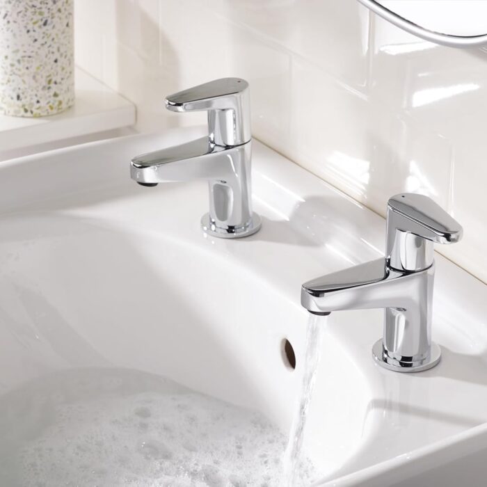 Bristan QST 1/2 C Chrome Plated Quest Basin Taps Bristan QST 1/2 C Chrome Plated Quest Basin Taps