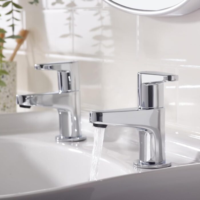 Bristan QST 1/2 C Chrome Plated Quest Basin Taps Bristan QST 1/2 C Chrome Plated Quest Basin Taps