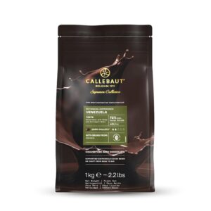 Callebaut Botanical Venezuela Signature Dark Chocolate Couverture Callets 72% Cocoa 1kg