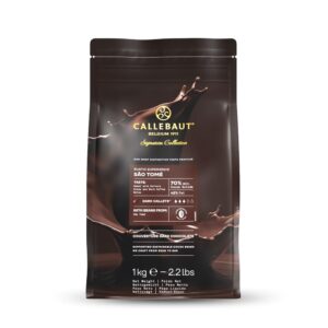 Callebaut Signature Collection Rustic São Tomé Dark Origin Chocolate Couverture Callets 70% Cocoa 1kg