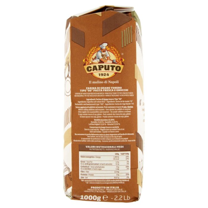 Caputo"00" Professional Flour for Perfect Fresh Pasta & Gnocchi 1kg Caputo"00" Professional Flour for Perfect Fresh Pasta & Gnocchi 1kg