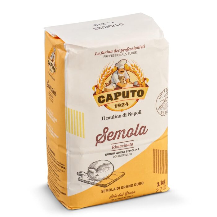 Caputo semola di Grano Duro rimacinata durum Wheat Semolina 1 KG Caputo semola di Grano Duro rimacinata durum Wheat Semolina 1 KG