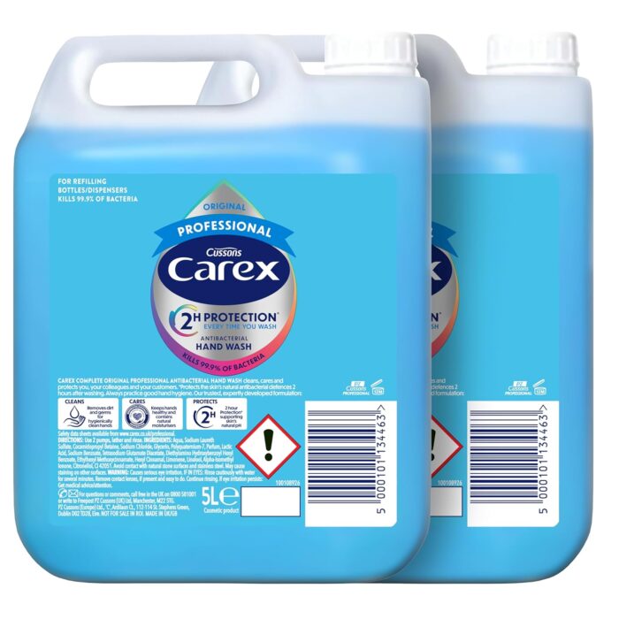 carex-original-professional-antibacterial-hand-wash-bulk-buy-eco-refill-.jpg Carex Original Professional Antibacterial Hand Wash - Bulk Buy Eco Refill