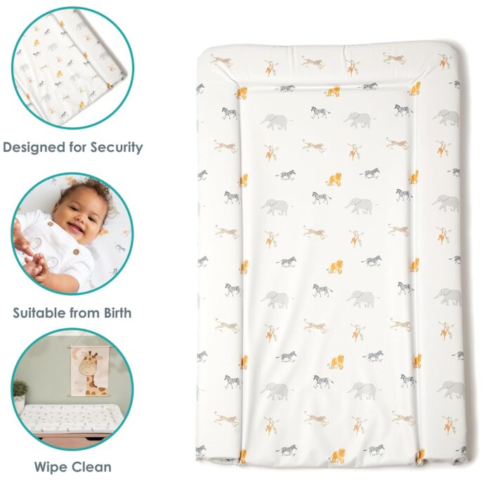 Clair de Lune Jungle Dreams Essentials Changing Mat 80 x 50 x 3cm Clair de Lune Jungle Dreams Essentials Changing Mat 80 x 50 x 3cm