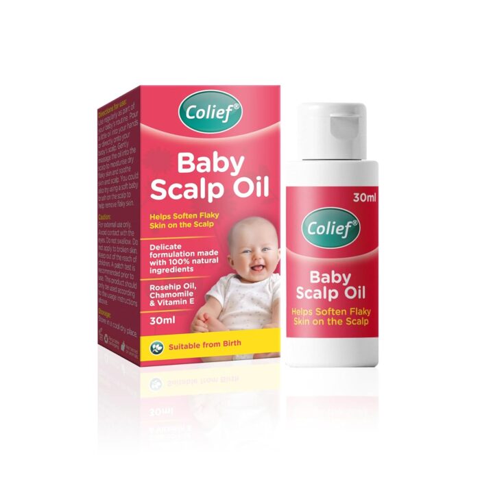 Colief Baby Scalp Oil 30ml Soothing Moisturising Oil for Baby Scalp and Skin Preventative of Itchy