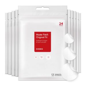 COSRX Master Patch Original Fit (240 Count) Absorbing Hydrocolloid Spot Treatment Pimple Spot Stickers