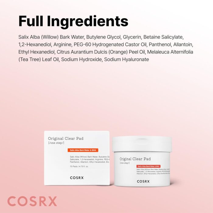 Cosrx One Step Original Clear Pad (70 Pads) Cosrx One Step Original Clear Pad (70 Pads)