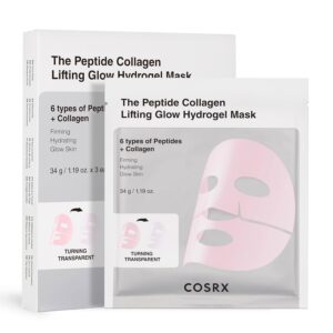 COSRX Peptide Collagen Lifting Glow Hydrogel Face Masks Skincare