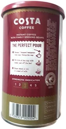 Costa Coffee Smooth Medium Roast Instant Coffee with Finely Ground Beans 2 Tin Bundle Costa Coffee Smooth Medium Roast Instant Coffee with Finely Ground Beans 2 Tin Bundle
