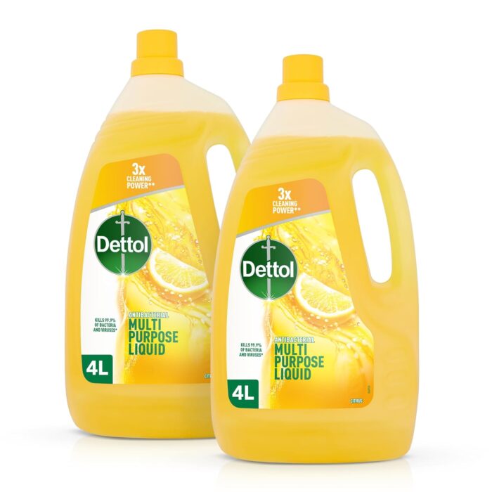 dettol-citrus-surface-cleaner-2x4l-multi-purpose-antibacterial-disinfectant.jpg Dettol Citrus Surface Cleaner 2x4L - Multi-Purpose Antibacterial Disinfectant for Floors
