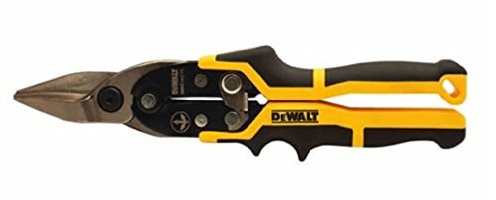DeWalt DWHT14675 11.9" Industrial Grade Straight Cut Ergonomic Aviation Snips DeWalt DWHT14675 11.9" Industrial Grade Straight Cut Ergonomic Aviation Snips