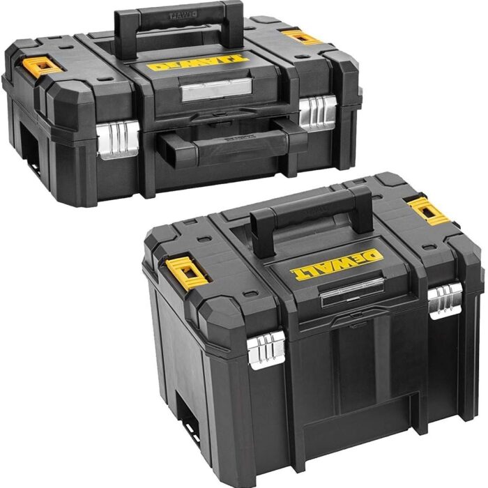 Dewalt DWST1-70703 TStak II Carry Case + DWST1-71195 TSTAK VI Deep Tool Box Dewalt DWST1-70703 TStak II Carry Case + DWST1-71195 TSTAK VI Deep Tool Box