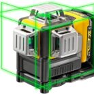 DEWALT Self Levelling Multi Line 3 x 360 Degrees Green Beam Laser 12V MAX* with Battery 2.0Ah Li-Ion and Charger Carry Case DCE089D1G