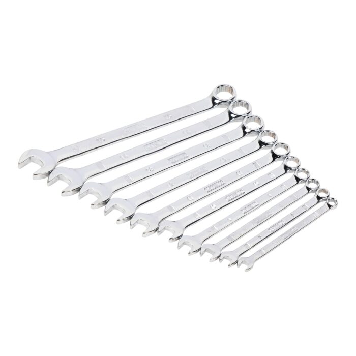 DEWALT Set of 18 Combination Spanners 15° Angled ISO 3318 DIN 3113 7-24 mm