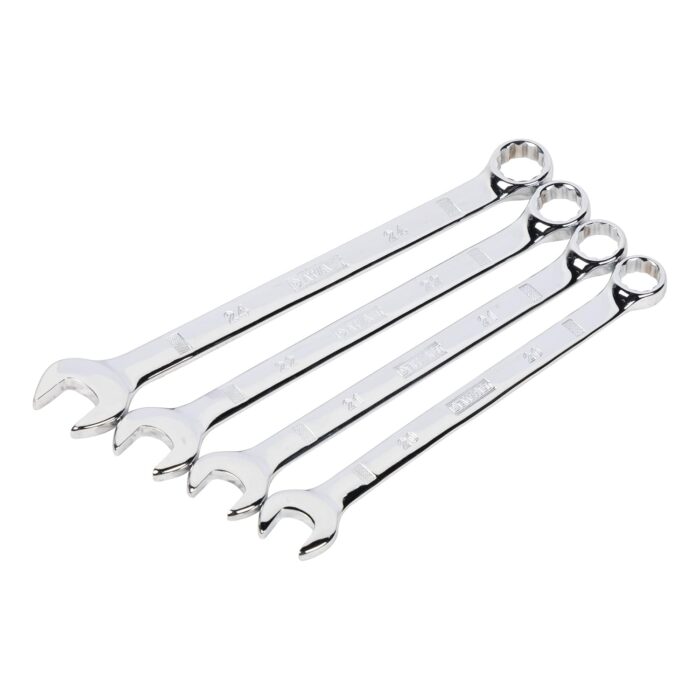DEWALT Set of 18 Combination Spanners 15° Angled ISO 3318 DIN 3113 7-24 mm