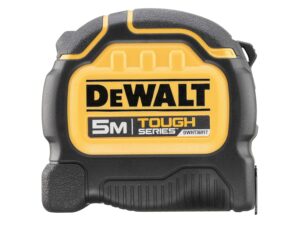 DeWALT TOUGHSERIESâ„¢ Tape Measure 5m (Width 32mm) (Metric Only) Rip-Shield ; blade coating that provides increased durability ultra-tough housing keeps the tape safe and secure...