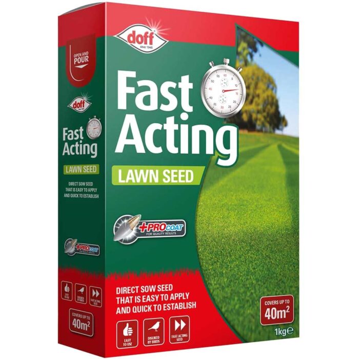 Doff Fast Growing Lawn Seed 1kg Doff Fast Growing Lawn Seed 1kg