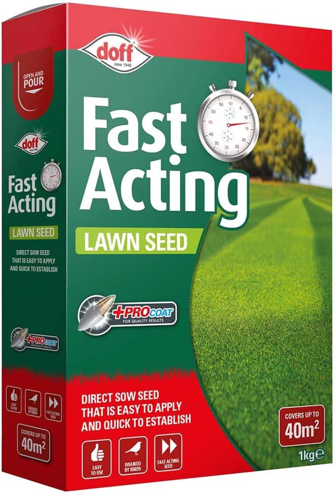 Doff Fast Growing Lawn Seed 1kg Doff Fast Growing Lawn Seed 1kg