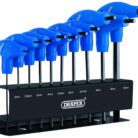 Draper 10 Piece T-Handle Hexagon Allen Key Set