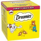DREAMIES - Cat Treats - 12 x 60g - Multipack Biscuits - Variety Snack Box - 12 Pouches
