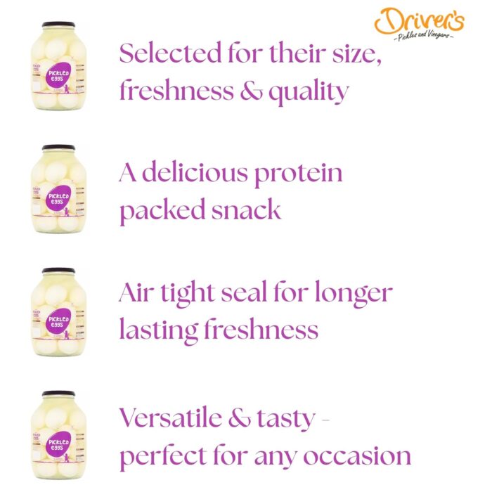 Driver's Pickled Eggs 1x2.25kg Driver's Pickled Eggs 1x2.25kg