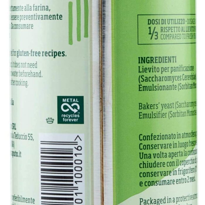 Dry Yeast 100% Italian - Mulino Caputo Dry Yeast 100% Italian - Mulino Caputo