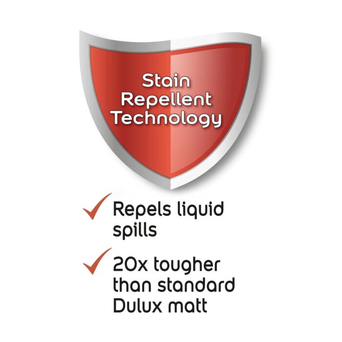 Dulux Easycare Washable & Tough Matt Emulsion Paint - Pressed Petal - 2.5L