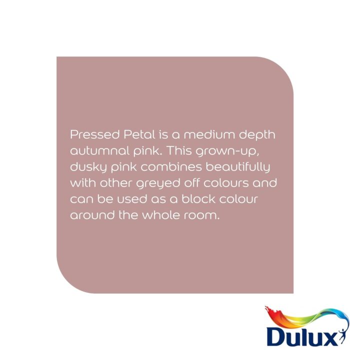 Dulux Easycare Washable & Tough Matt Emulsion Paint - Pressed Petal - 2.5L
